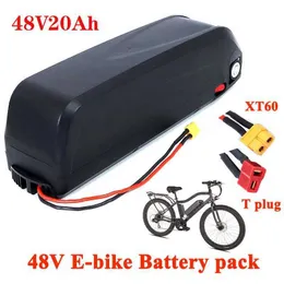 48V20Ah 18650 battery Hailong battery with USB for 1000W 500W motorcycle modification kit Bafang electric bicycle US EU duty fr