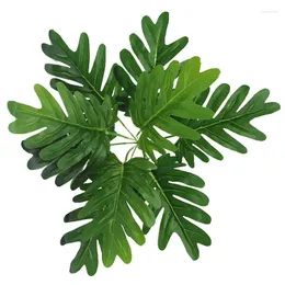 Decorative Flowers 1pc Lifelike Artificial Plant Branch Decor Fake Greenery Plants Pography Props Home Accessories #23