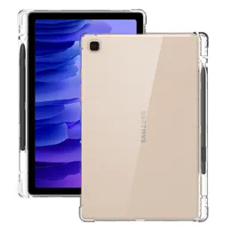 Odporne okręty tablety dla Samsung Tab A 8,0 "8,4" T307 A7 Lite 8,7 cala 2021 SM-T220/T225 Case Transparent Clear Cover Cover Pen Pen Pen Pen Pen Cover