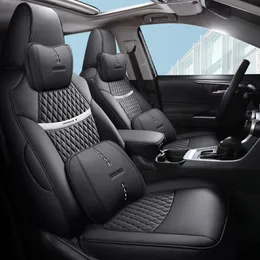 Toyota RAV4 için Yüksek Dereceli Özel Koltuk Kapakları Premium Yapay Deri Koruyucu Koltuk Yastık İç Otomatik Aksesuarlar