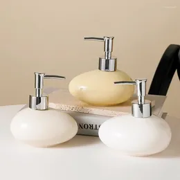 Flytande tvål dispenser 300 ml badrum keramisk lotion flaskchampo smink remover vattenlagring hushåll behållare tillbehör