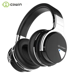 Mobiltelefonörlurar Cowin E7 Uppgraderat aktivt brusavbrytande trådlöst Bluetooth -hörlurar Djup Bass 5 0 headset med MIC 30H 230412