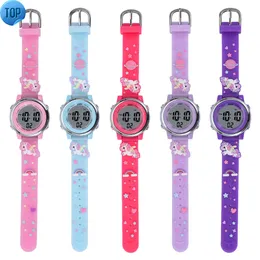 Dispositivi indossabili personalizzati Cartoni animati sportivi Orologio impermeabile per bambini Orologi digitali resistenti all'acqua per bambini Reloj per ragazzi