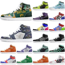 neue Winter maßgeschneiderte Schuhe 1s DIY Schuhe Basketballschuhe Dämpfung Herren 1 Damen 1 Hsome Anime maßgeschneiderte Charakter Sportschuhe Outdoor-Schuh