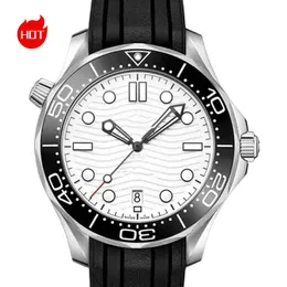 Mens watch transparent case back sapphire mirror automatic mechanical outdoor waterproof stainless steel luminous net with Father's Day husband's birthday gift