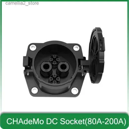 Electric Vehicle Accessories Chademo Socket Electric Car Vehicle DC1000V 80A-200A EVSE DC EV Laddarbil Sidan tillbehör Q231113