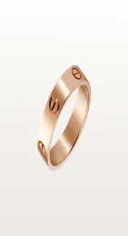 Amor parafuso anel clássico luxo designer jóias para mulheres banda anéis acessórios de moda liga aço titânio banhado a ouro nunca fa1692472