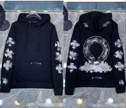 Tasarımcı Erkek Hoodies Chrome Kış Sweatshirts Heart Hoodie Ch Uzun Kollu Ceket Gevşek Ceket Kapşonlu Hoody Erkek Kadın Kalça Kromları Kalpler Mavi Siyah