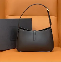 Designer hobo bolsa de luxo sacos nas axilas 23cm 10a espelho qualidade couro curtido bolsa ombro sem caixa