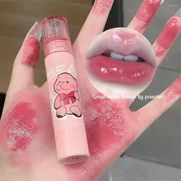 Lip Gloss Gege Bear Cute Water Light Glaze Not Fade Long Lasting Permanent Lipstick Student Female Makeup Cosmetics