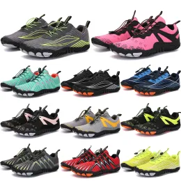 2021 Four Seasons Five Fingers Sports Shoes Mountaineering Net Emprote Simple Running、Cycling、Hiking、Green Pink Black Rock Climbing 35-45 Thirteen