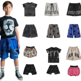 Шорты Nununu Delivery в апреле Boys Summer Bloomers Fashion Brand Children Printed Cotton Pants Teen Sport 230412