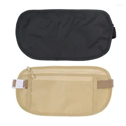 アウトドアバッグ薄型マネーベルト安全なトラベルバッグブロッキング財布盗難防止パスポートポーチファニーパック