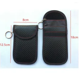 Kaufe 2 Stück Autoschlüssel-Signalblocker-Hülle, Faraday-Käfig,  Schlüsselanhänger-Beutel, schlüssellose RFID-blockierende Tasche