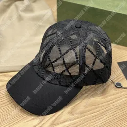 Spetsar Boll Caps Kvinna Summer Luxury Designer Baseball Cap Casquette Hats för män Justerbara cappello dubbla bokstäver monterade mössor