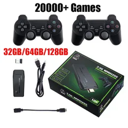 M8 HD Video Game Console 2.4g Double Wireless Wired Controller Game Stick 4K 10000 20000 Games 32GB 64GB 128GB Retro Games for PS1 GBA Y3 LITE VS PS2 GD10 PRO