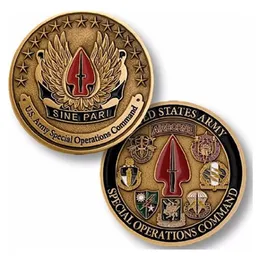 米国陸軍特殊作戦司令部のパリ古代ブロンズチャレンジコイン