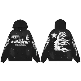 Hellstar Sportsuit Chándal Hombres y mujeres Diseñador Sudadera con capucha Pantalones de manga larga Jersey Street Hip Hop Imprimir High Street Azul Blanco Hell star Sudaderas con capucha Sudadera 11