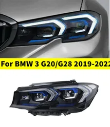 Uaktualnienie zespołu reflektorów dla BMW G20 G28 3 Seria 20 19-20 22 Pełna LED Daytime Runging Light Turn Signal M3 Styl M3 Styl