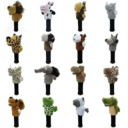 Other Golf Products All Kinds Of Animals Head Covers Fit Up To Fairway Woods Men Lady Club Cover Mascot Novelty Cute Gift 230413