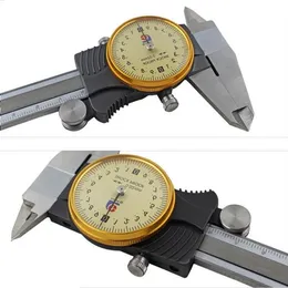 Freeshipping Dial Caliper 0-150/200/300mm/002 Stainless Steel Paquimetro Vernier Calipers Measuring Instruments Measure Tools Unrjf