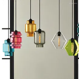 Pendelleuchten Vintage Licht Loft Glas Hängelampe für Küche Esszimmer Home Beleuchtung Luminaria Retro Industrial