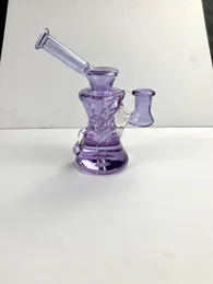 Yüksek kaliteli özelleştirilmiş ürünlerin toptan satışı Bubbler Harsahlar Cam Bong Yağ Teçhizatı İç Konnektör Bonus Baloncuk Boya Renkleri Instagram 14mm 18mm Puffco Pro Cam