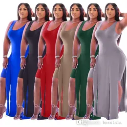 2022 Summer Casual Dresses Designer Womens Sexig ärmlös Tassel Vest Shorts Två stycken Set Outfits Ladies Plus Size Clothes2567