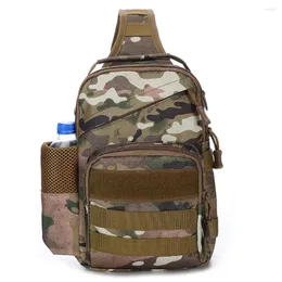 Bolsas ao ar livre bolsa de peito ombro tático militar caminhando mochilas de caça ao acampamento de pesca Molle Exército Trekking Sling