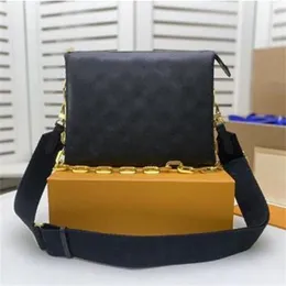 Designer-Damentasche Handtasche Umhängetaschen Kettenreißverschluss Geldbörse Leder Schulter Messenger Cross Body Kupplung Mode mit Staubbeutel