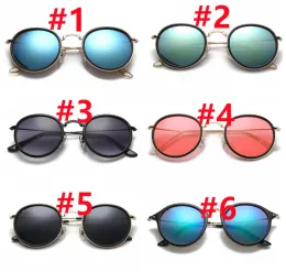 205 ROUND METAL Classic Sunglasses Brand Retro Women 2023 Designer Eyewear Band Metal Frame Designers Sun Glasses Woma