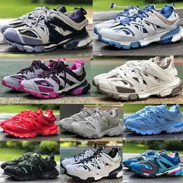 Designer 2023 Shoe Men Women Luxury Brand Running Shoes Track 3 3.0 Triple Sneakers Ship Sneaker Outdoor Fashion Cool Top Top Nylon Dad Platform Size 36-45