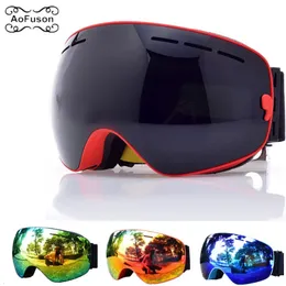 Kayak Goggles Kayak Snowboard gözlükleri profesyonel kar geniş açılı gözlükler çift katmanlı geniş açılı gözlükler anti-fog UV400 Erkek Kadın Snowmobile Ski Googles 231113
