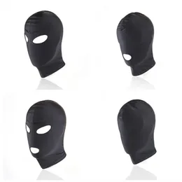 Adult Toys Slave Games for Adult Erotic Mask Hood Sexy Lingerie Open Mouth Eye Mask BDSM Bondage Headgear Cosplay Fetish Gay Accessories 230413