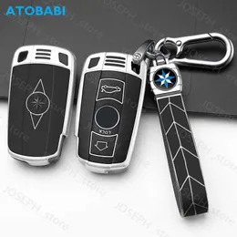 Key Rings New TPU Car Key Case Smart Keyless Entry Remote Control Fob Protector Cover Keychain Accessory For BMW 1 3 5 6 M3 M5 X1 X5 X6 Z4 J230413