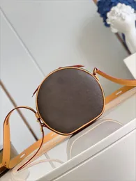 5A 2023 luksusowy projektant Boite Chapeau okrągła torba ciasto skóra bydlęca torby na ramię Crossbody Nano torebki damskie torebki z aparatem telefonicznym
