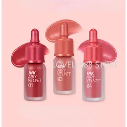 Lippenstift-Tinte, luftiger Samt, 4 g, wasserfest, matt, Lippenstift, flüssiger Lippenstift, langlebig, Lipgloss-Tönung, koreanische Nude-Make-up-Kosmetik 231113
