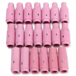 Freeshipping 1 Set 62Pcs Tig Welding Torch Ceramic Copper Nozzle Pyrex Cup For Welding Machine WP-26/17/18 Kit Spdim