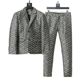 Ternos masculinos blazers grade marca roupas masculinas primavera casual terno de negócios/masculino algodão de alta qualidade fino ajuste jaquetas/homem casacos xadrez