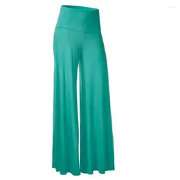 Active Pants Plus Size Fall Summer Women's High Maisted Wide Leg Fashion Solid Color Clothing Casual byxa