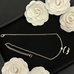 Herren Anhänger Designer Halskette Schmuck Luxus Halsketten Mode Frauenkristall Perle Trendy Persönlichkeit Schlüsselbein Kette Hochzeit Geschenk