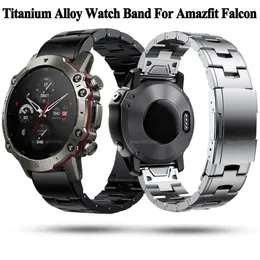 Uhrenarmbänder Schnellverschluss-Armband aus Legierung für Amazfit Falcon Smartwatch Band Damen Herren Armband AmazfitFalcon Armband Armband 231108