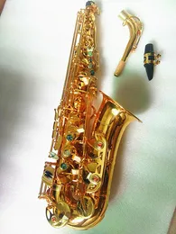 Saxofón Alto Eb WO1 de marca superior, instrumento Musical profesional dorado con estuche y accesorios