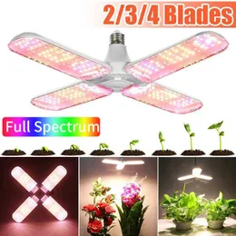 Grow Lights 24/36/48W Faltbare LED-Wachstumsleuchte Vollspektrum E27 Folding Plant Growing Light Phytolamp Bulb Für Zimmerpflanzen Blumensämling P230413