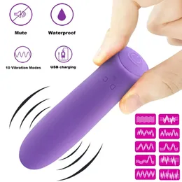 Vibratorer Luxury Mini Bullet Vibrator for Women Sex Toys GSpot Clitoris Stimulator Female Maturbator Vagina Vibration Vuxen Erotic 231113