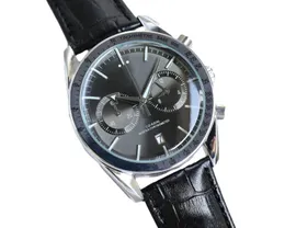 Damski klasyczny modny zegarek Męski klasyczny zegarek kwarcowy Męski skórzany zegarek 40 mm Odzież Dodatki