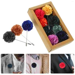Brooches 16pcs Flower Modeling Brooch Delicate Suit Corsage Fashion Clothes Decor