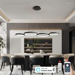 Candeliers Modern Led Pinging Lamps Chandelier para sala de jantar LIVRO Restaurante Island Lights Lighting