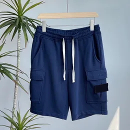 Męskie szorty męskie Pockets Pockets pięcioczęściowe spodnie Kamienie Wyspa Women Summer Smence Multi-funkcjonujący uda krótkie swobodne luźne luźne bawełniane high Street Botton YHD