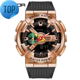 WRIST G Style Watch Watch Men's Watch فريدة من نوعها متعددة الوظائف شاشة مزدوجة LED الرقمية الإلكترونية اليابان الرياضية Watch OEM OEM